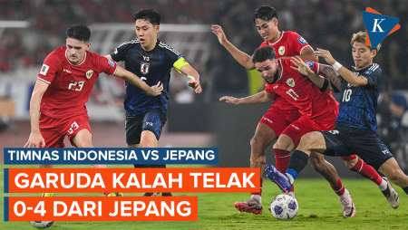 Hasil Indonesia Vs Jepang 0-4: Garuda Kalah, Justin Hubner Sumbang Gol Bunuh Diri