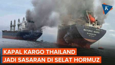Kapal Kargo Thailand Diserang Saat Lewati Selat Hormuz