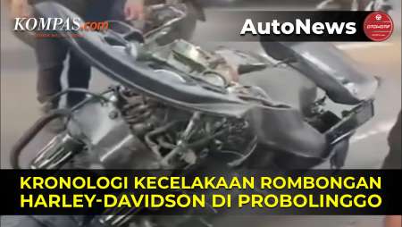 Kecelakaan Rombongan Harley-Davidson di Probolinggo