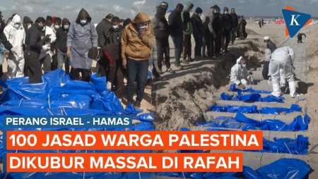 100 Jasad Warga Palestina yang Dicuri Israel, Dikubur Massal di Rafah Gaza