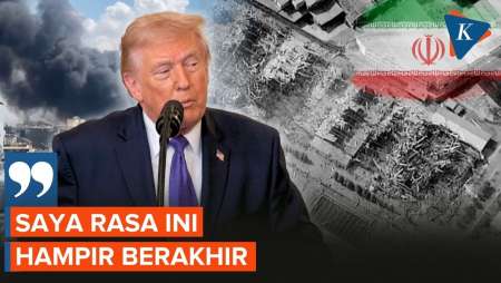 Trump: Perang Hampir Berakhir, Iran Butuh Waktu 20 Tahun Untuk Pulih