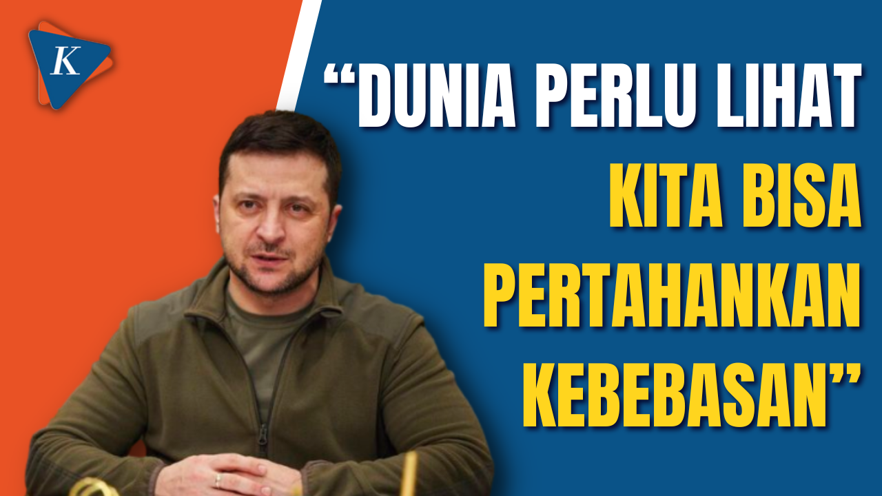 Zelensky Sebut Pertahanan Ukraina sebagai Penangkal Agresi