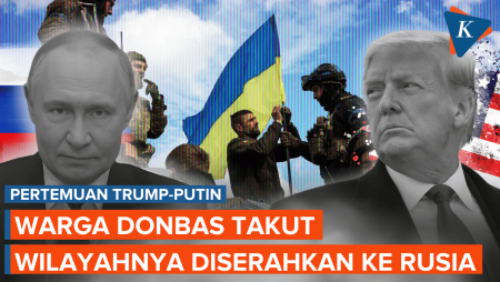 Warga Ukraina Takut Trump Serahkan Wilayah Donbas ke Rusia