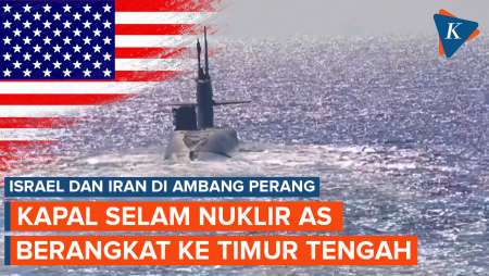 Wujud Kapal Selam Nuklir dan Kapal Induk AS yang Dikirim ke Timur Tengah