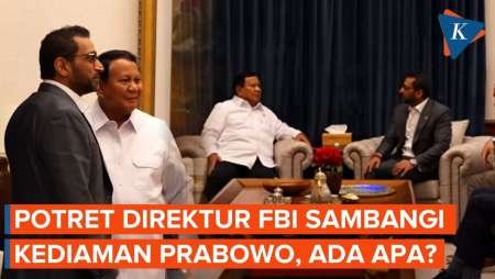 Direktur FBI Kash Patel Temui Prabowo di Kertanegara, Ada Apa?