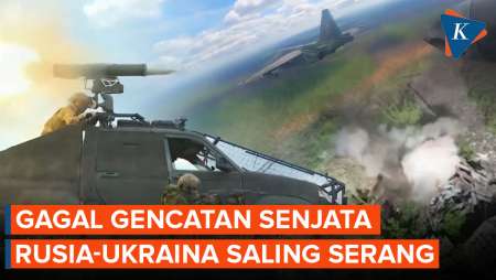Rusia dan Ukraina Saling Serang Drone Usai Perundingan Gencatan Senjata Gagal