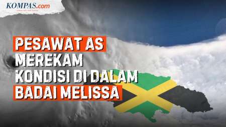 Pesawat AU AS Dekati Pusaran Badai Melissa Yang Menerjang Jamaika