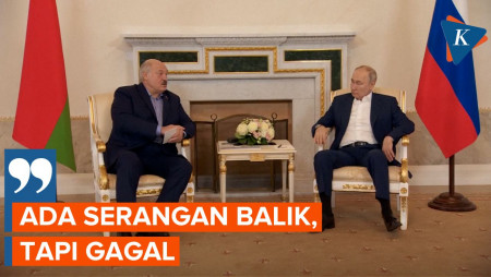 Putin Bahas Serangan Balik Ukraina Saat Bertemu Lukashenko