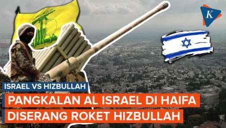 Hizbullah Luncurkan Serangan Roket ke Pangkalan Angkatan Laut Israel Dekat Haifa