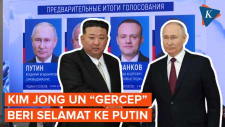 Kim Jong Un Beri Selamat kepada Putin yang Terpilih Lagi Jadi Presiden Rusia