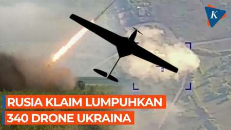 Rusia Klaim Jatuhkan Ratusan Drone Ukraina dan Tiga Roket HIMARS