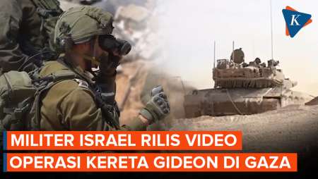 Militer Israel Rilis Video Rekaman Operasi Kereta Gideon di Gaza