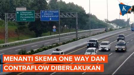 Skema One Way dan Contraflow Jalur Trans Jawa Belum Diberlakukan