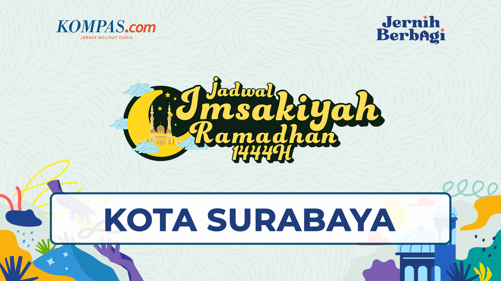 Jadwal Imsakiyah Kota Surabaya 1-30 Ramadhan 1444 H