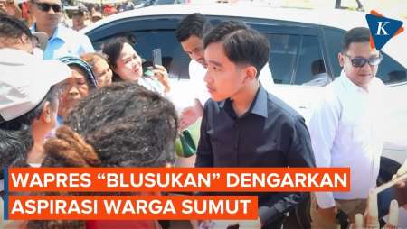 Mobilnya Dicegat Warga, Gibran Turun Langsung Dengar Aspirasi Korban Bencana Sumut
