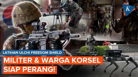 Korea Selatan Siap Perang: Latihan Militer Libatkan Drone & Robot Anjing!