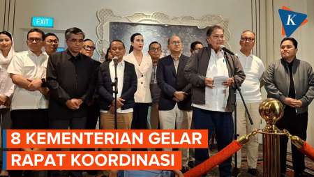 [FULL] 8 Menteri Rapat Koordinasi di Hari Minggu, Bahas 13 Arahan Prabowo