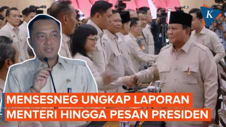 [FULL] Keterangan Pers Mensesneg Usai Taklimat Awal Tahun Presiden RI Di Hambalang