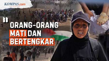 Berebut Bantuan dari Langit Gaza! Potret Nestapa Warga Palestina di Tengah Perang Israel