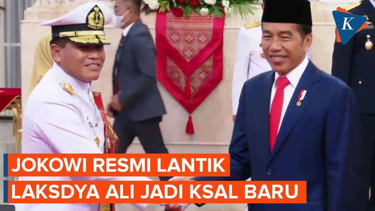 Jokowi Resmi Lantik Laksya Muhammad Ali Jadi KSAL Baru