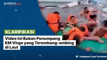 [KLARIFIKASI] Video Ini Bukan Penumpang KM Virgo Yang Terombang-ambing Di Laut