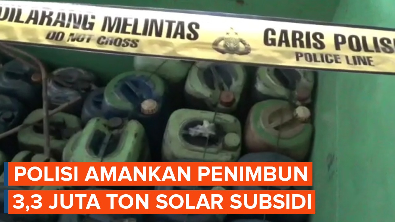 Polisi Parepare Amankan Penimbun 3,3 Juta Ton Solar Subsidi