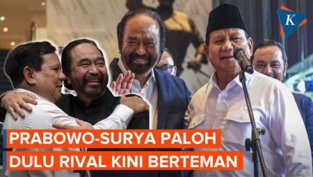 Hikayat Prabowo-Surya Paloh, Dulu Rival Kini Berteman