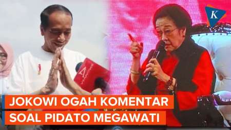 Pidato Megawati Ungkit Orde Baru, Ini Tanggapan Jokowi