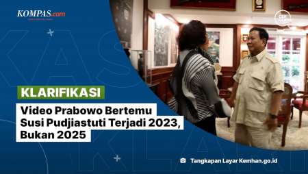 [KLARIFIKASI] Video Prabowo Bertemu Susi Pudjiastuti Terjadi 2023, Bukan 2025