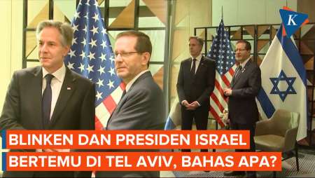 Blinken dan Presiden Israel Bertemu, Bahas Apa?