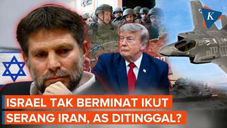 Israel Tak Berminat Ikut-ikutan Serang Iran, AS Ditinggal Sendiri?