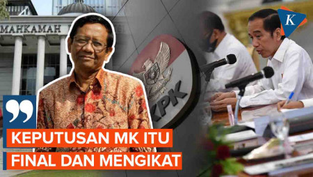 Mahfud Ungkap 2 Alasan Pemerintah Perpanjang Jabatan Firli Cs