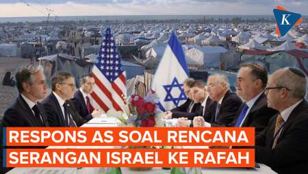 Tanggapan AS soal Rencana Israel Serang Rafah