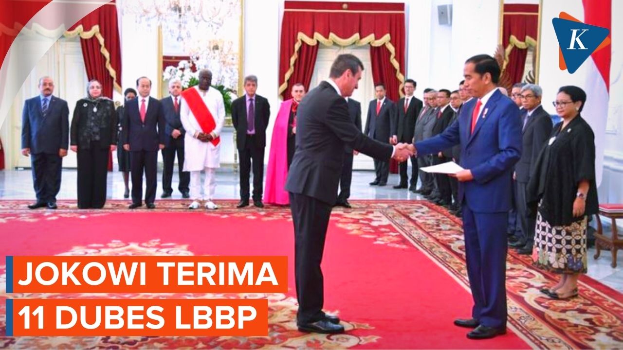 Jokowi Terima 11 Duta Besar LBBP, Ini Daftarnya