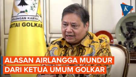 Alasan Airlangga Mundur dari Ketum Golkar