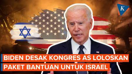 Biden Minta Kongres AS Agar Loloskan Bantuan untuk Ukraina dan Israel