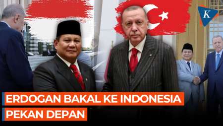 Erdogan Kunjungi Indonesia Pekan Depan, Bertemu Prabowo