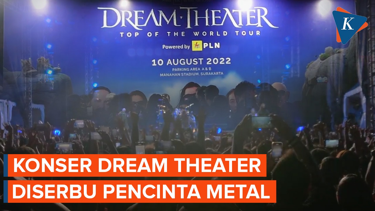 Konser Dream Theater di Solo Sedot Ribuan Penonton