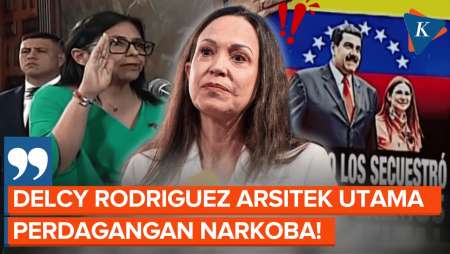 Panas! Peraih Nobel Venezuela Tuding Delcy Rodriguez Dalangi Peredaran Narkoba