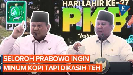 Angkat Cangkir, Prabowo “Kesal” Butuh Kopi tetapi Dikasih Teh