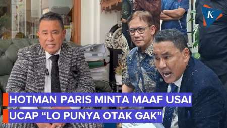 Hotman Paris Minta Maaf Usai Bilang "Lu Punya Otak Gak" Ke Wartawan
