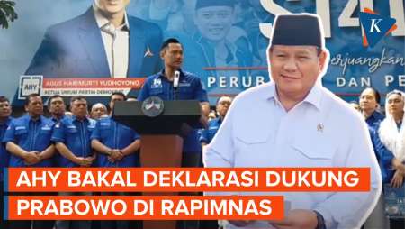 Gelar Rapimnas Besok, Demokrat Bakal Deklarasi Dukung Prabowo