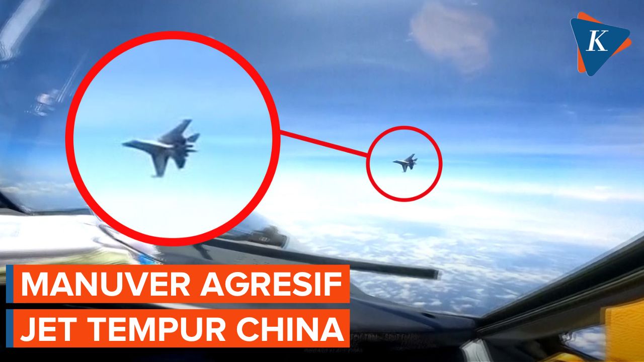 Manuver Agresif Jet Tempur China di Dekat Pesawat Militer AS