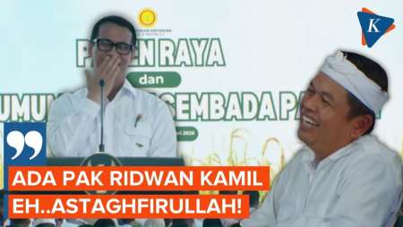 Salah Sebut Gubernur KDM Jadi Ridwan Kamil, Mentan Amran: Astaghfirullah