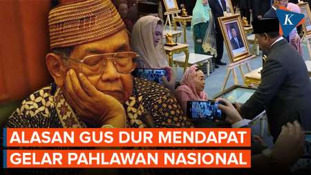Gus Dur Resmi Jadi Pahlawan Nasional, Ini Jasanya Menurut Pemerintah