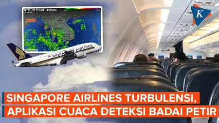 Ada Badai Petir Saat Singapore Airlines Turbulensi Parah