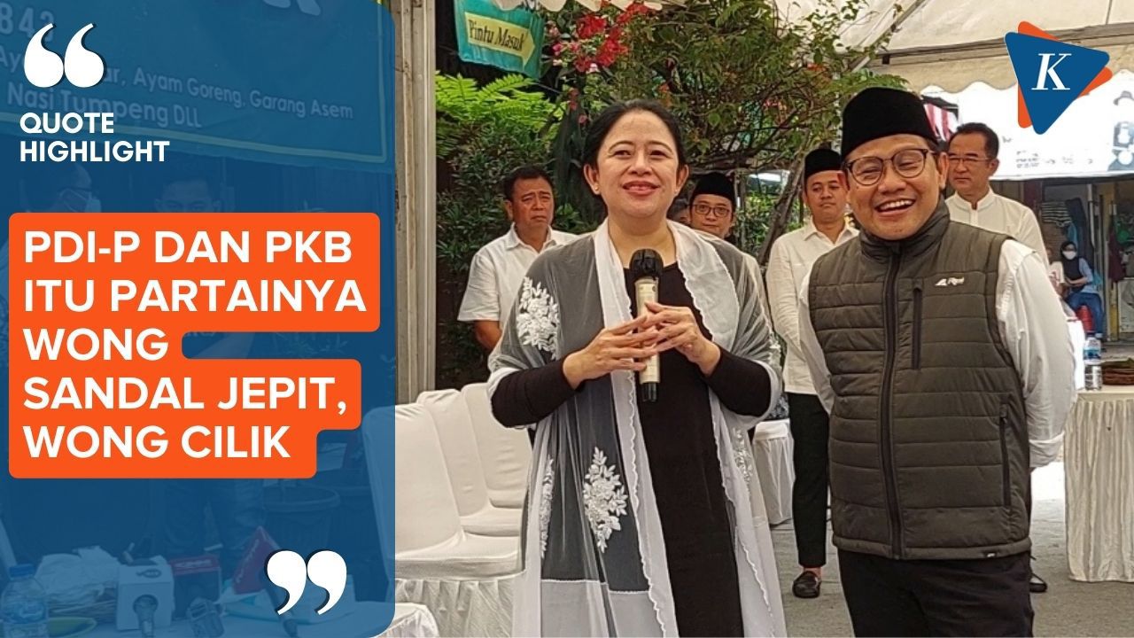 Bertemu di Warung Pecel, Puan: PKB dan PDI-P Itu Partainya Wong Sandal Jepit