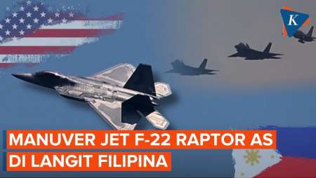 Jet F-22 Raptor AS Bermanuver di Langit Filipina, Ada Apa?