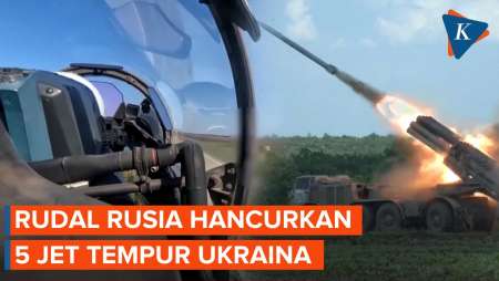 Serangan Rusia Hancurkan 5 Jet Tempur Ukraina, Picu Amarah ke Komandan