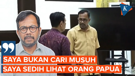 Detik-detik Haris Azhar Menangis di Sidang hingga Suruh Pengunjung Keluar